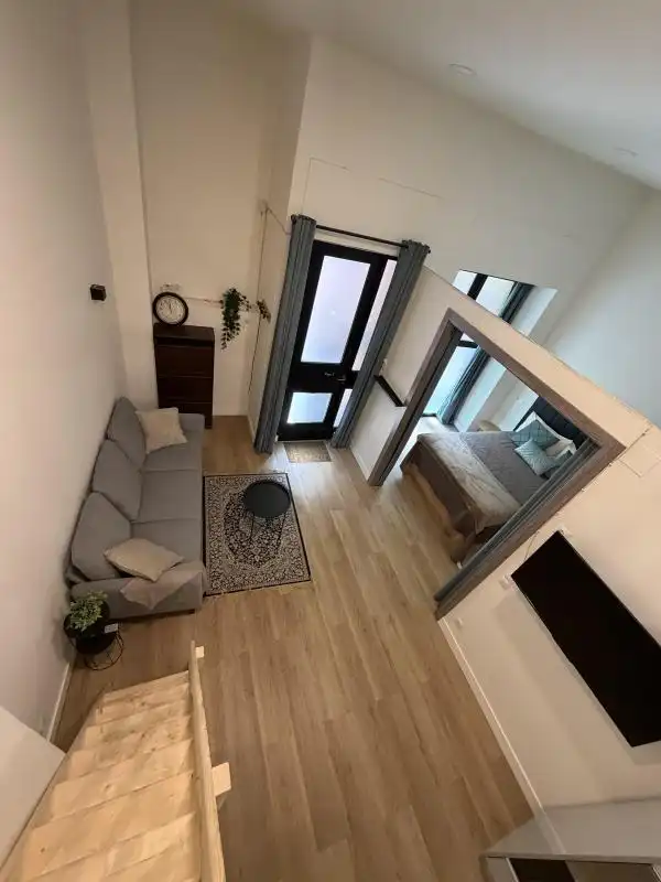 Sala d'estar de Loft en venda en Madrid amb Aire condicionat, Calefacció i Moblat