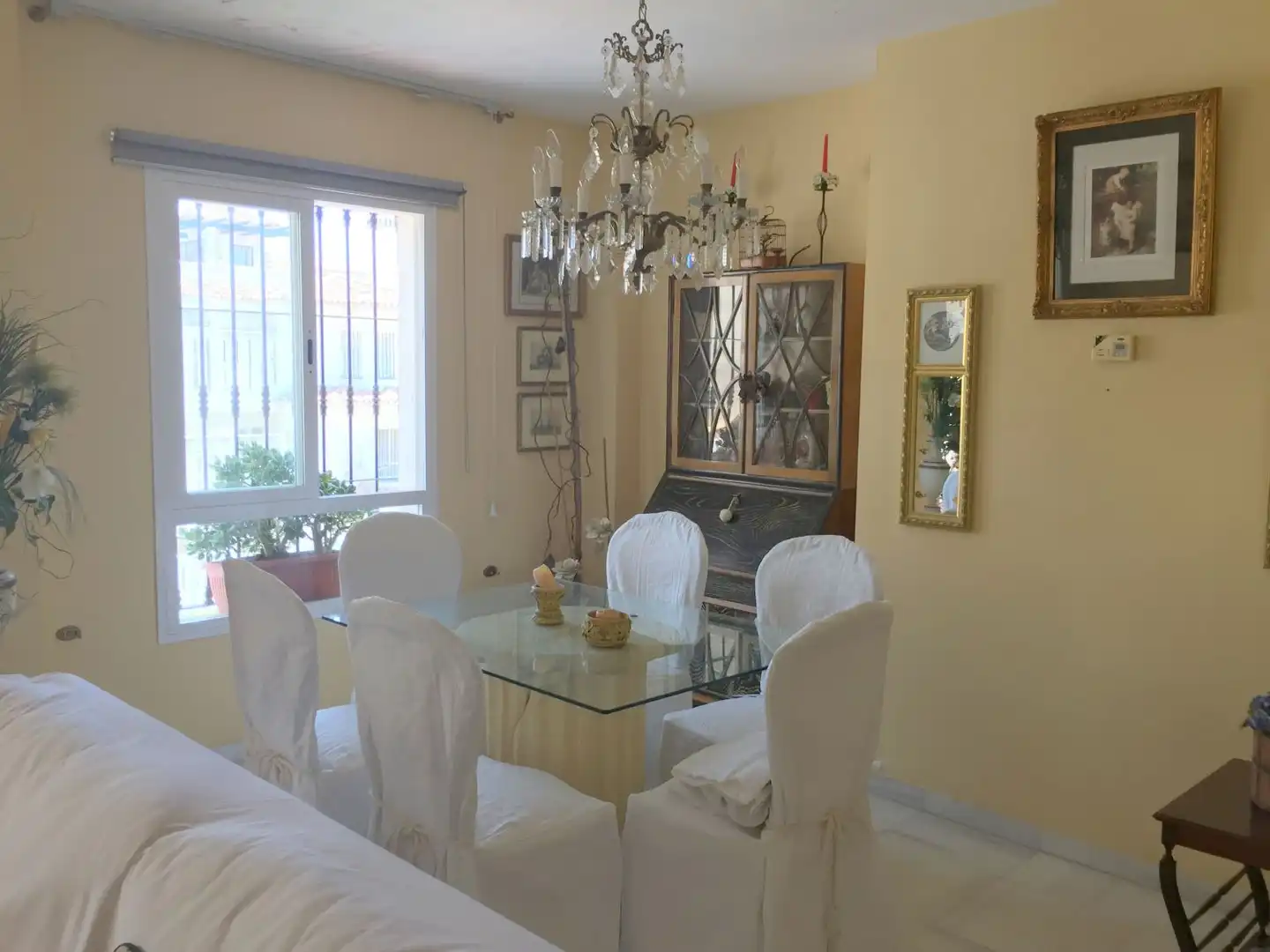 Dining room of Attic for rent in Marbella  with Air Conditioner, Terrace and Furnished