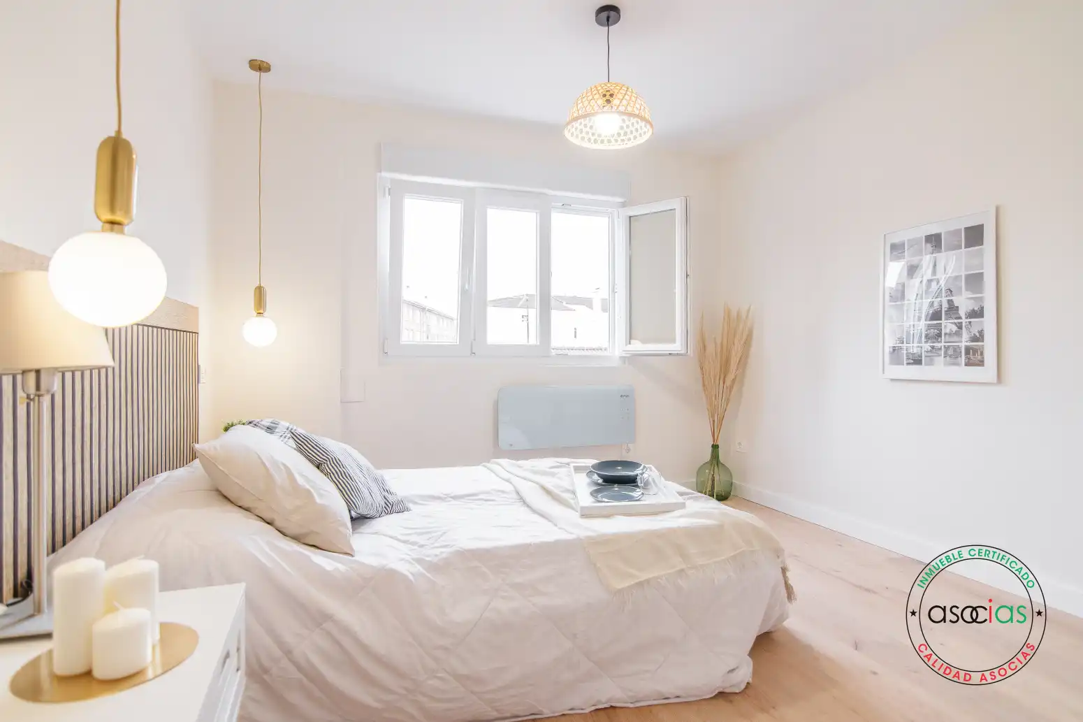 Bedroom of Flat for sale in Corvera de Asturias  with Heating, Private garden and Furnished