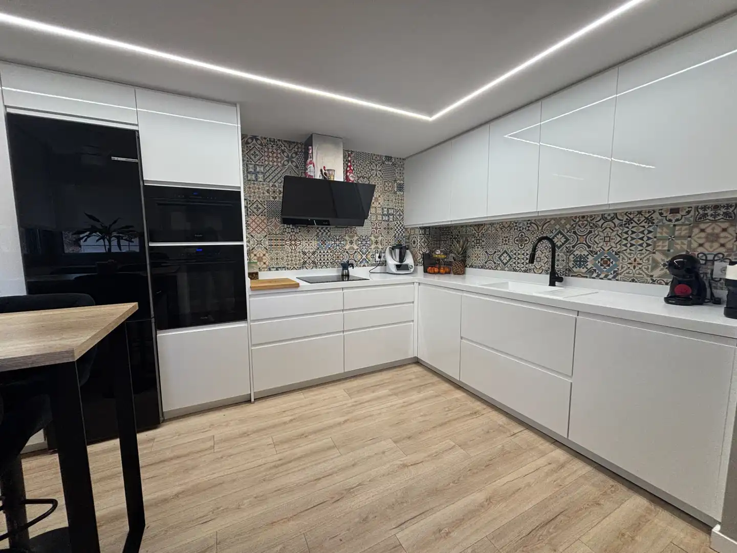 Cocina de Casa adosada en venta en Lleida con Aire acondicionado, Calefacción y Parquet