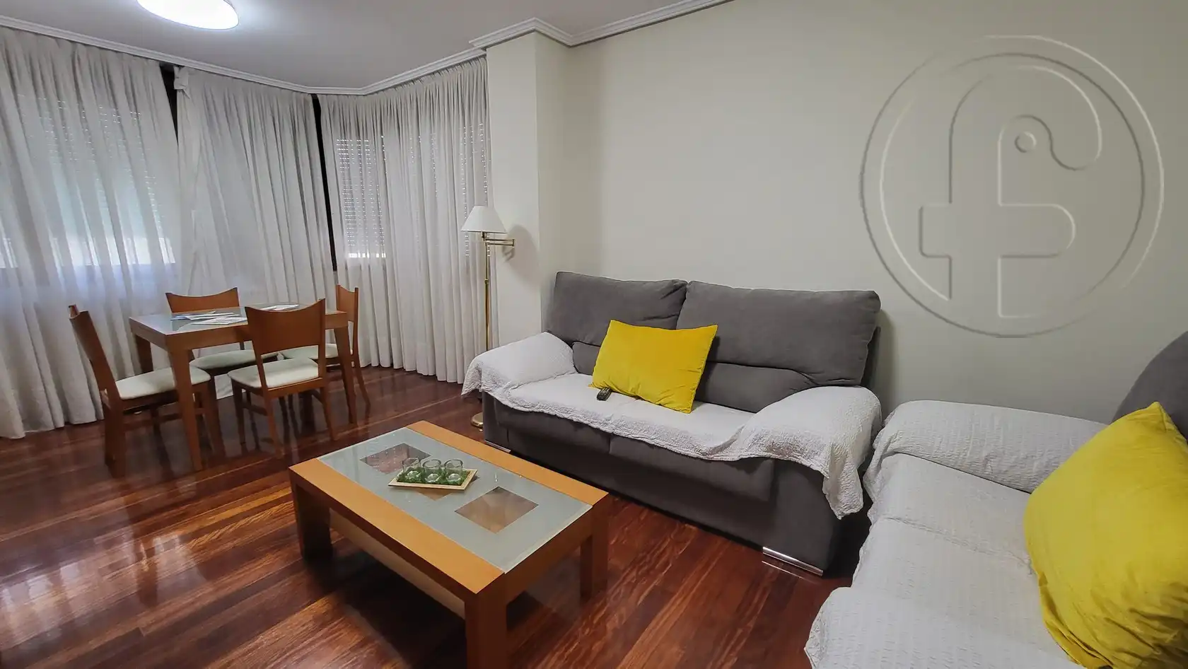 Living room of Flat for rent in Santander  with Heating, Furnished and Oven