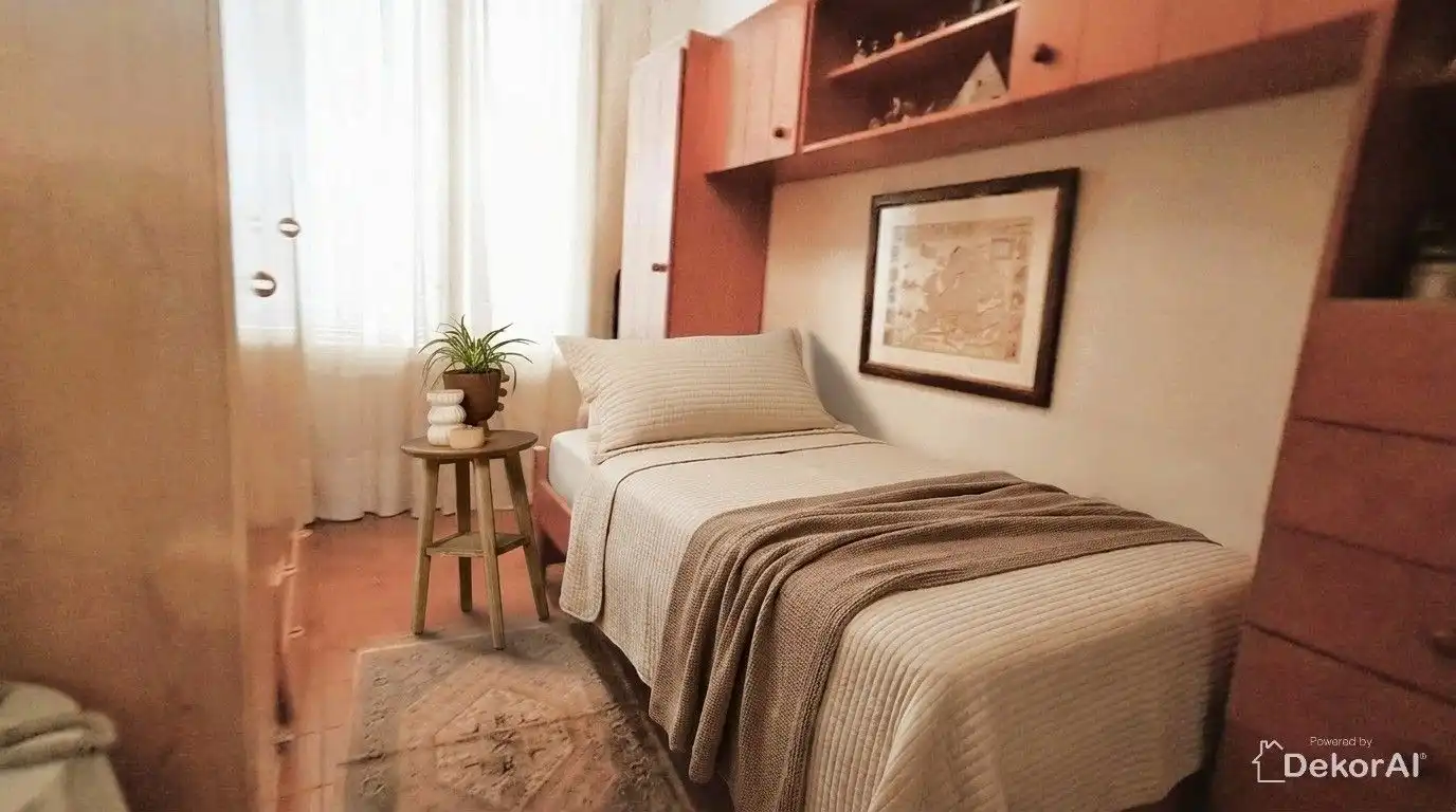 Dormitori de Casa adosada en venda en Mataró amb Aire condicionat, Calefacció i Jardí privat