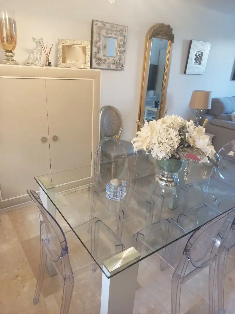 Comedor de Casa adosada en venta en Vélez-Málaga con Aire acondicionado, Terraza y Trastero