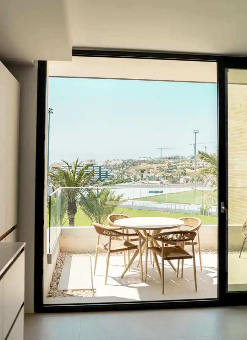 Terrace of Flat for sale in Estepona  with Air Conditioner, Terrace and Swimming Pool