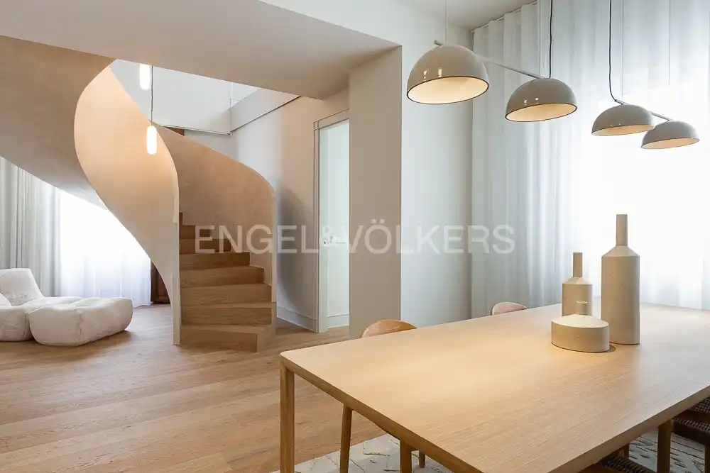Comedor de Ático de alquiler en Valencia con Aire acondicionado, Calefacción y Terraza