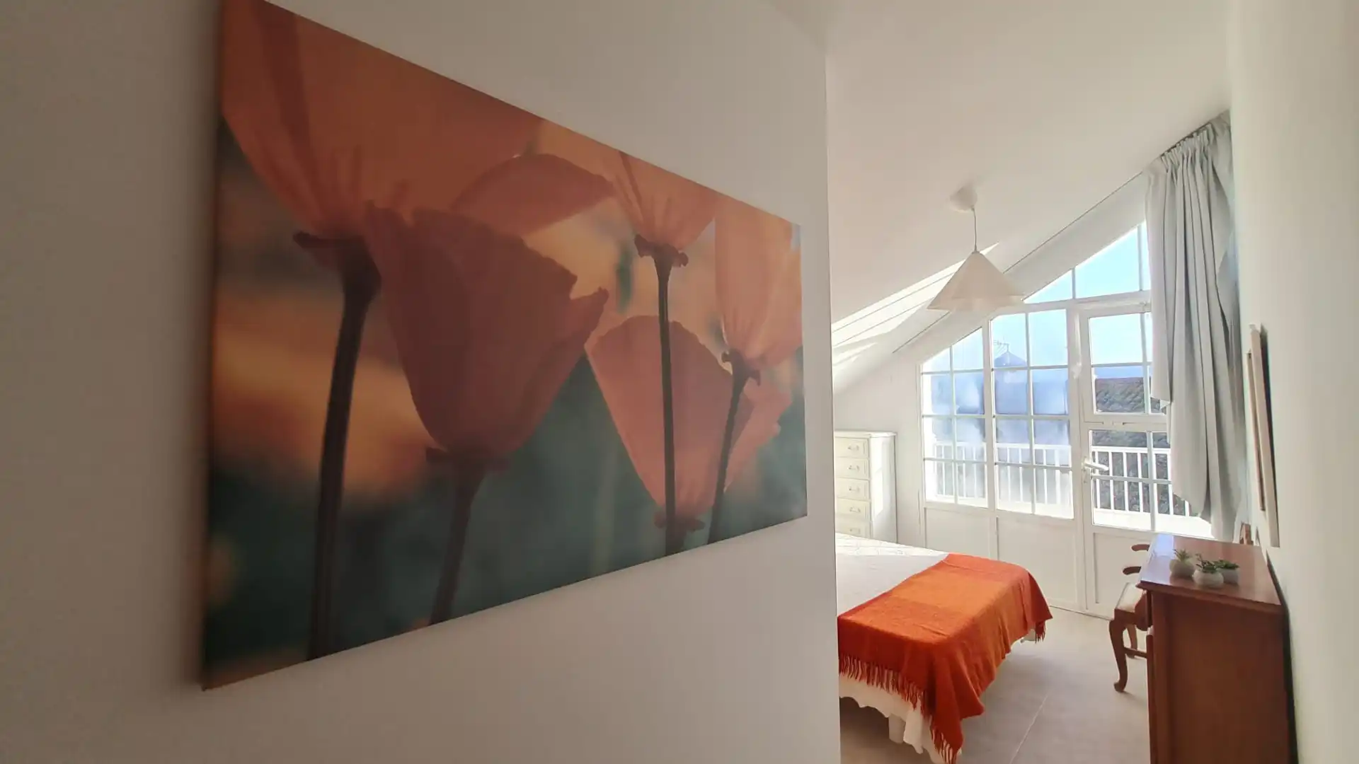 Schlafzimmer von Wohnungen zum Verkauf in Muros mit Terrasse und Möbliert
