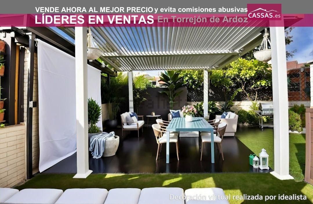 Garden of Single-family semi-detached for sale in Torrejón de Ardoz  with Air Conditioner, Heating and Terrace