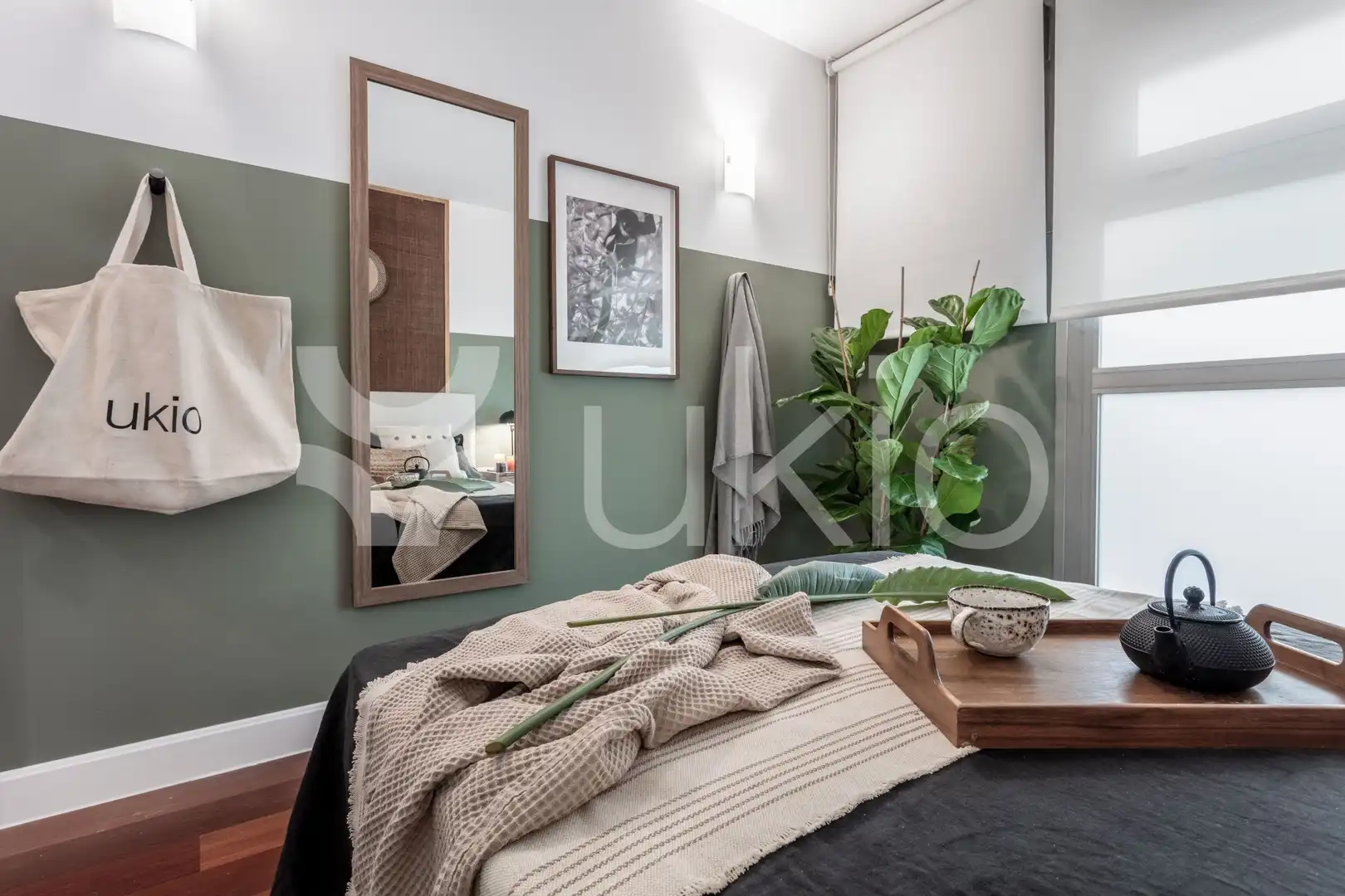 Habitación de Apartamento de alquiler en Madrid con Aire acondicionado, Calefacción y Amueblado