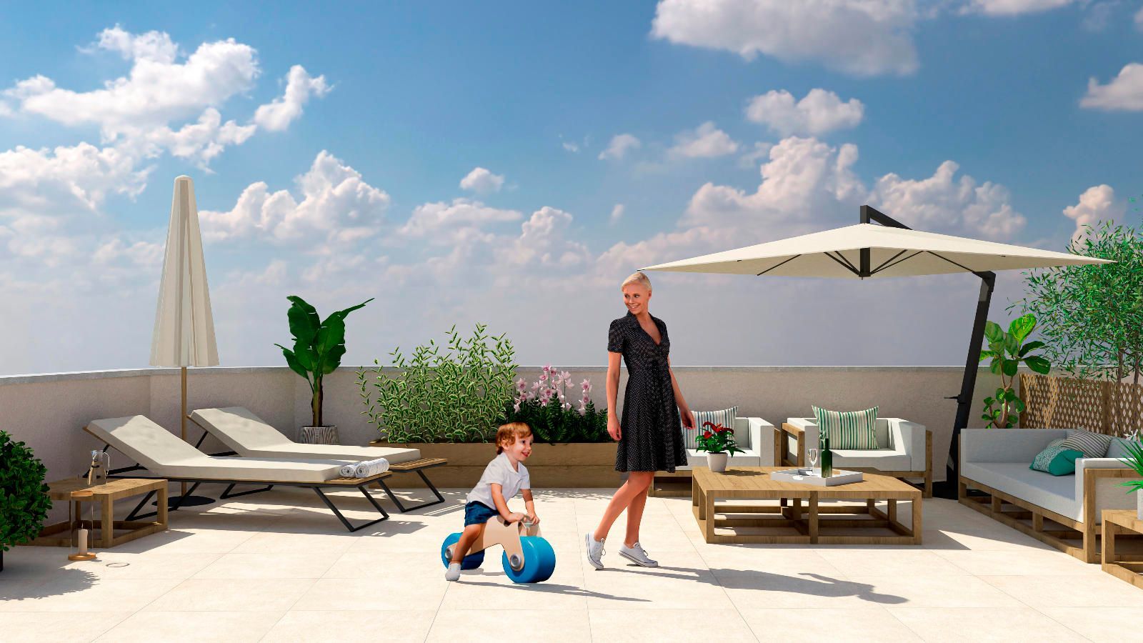 Terraza de Ático en venta en  Barcelona Capital