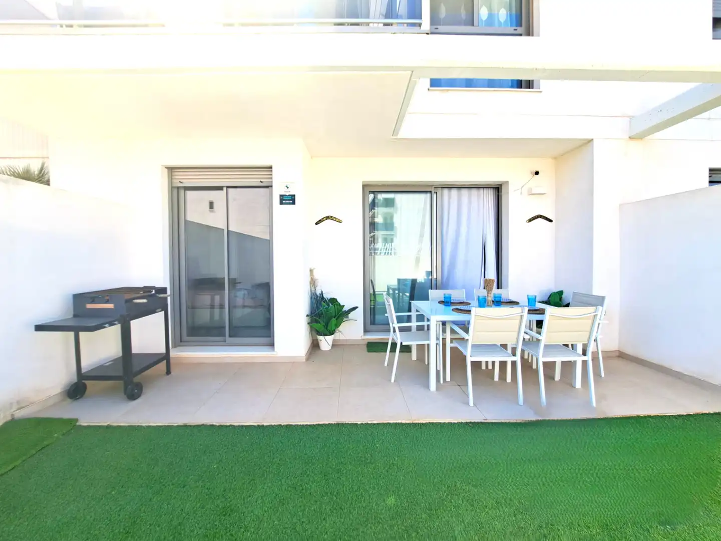 Terraza de Apartamento en venta en Dénia con Aire acondicionado, Calefacción y Jardín privado