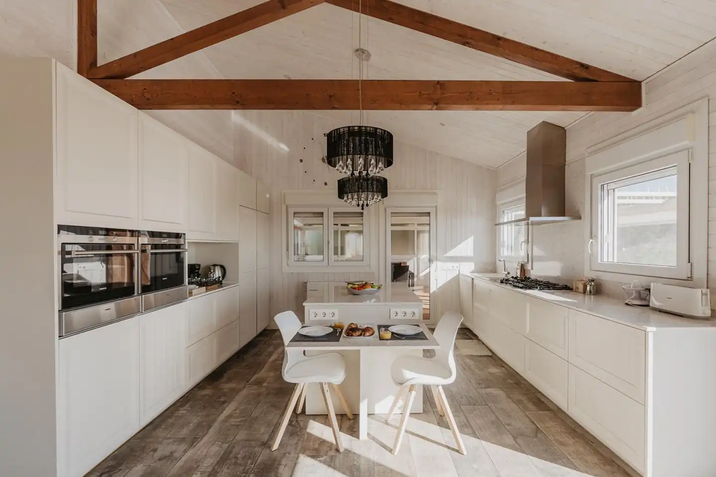 Kitchen of Houses for sale in Pineda de Mar  with Air Conditioner, Heating and Private garden