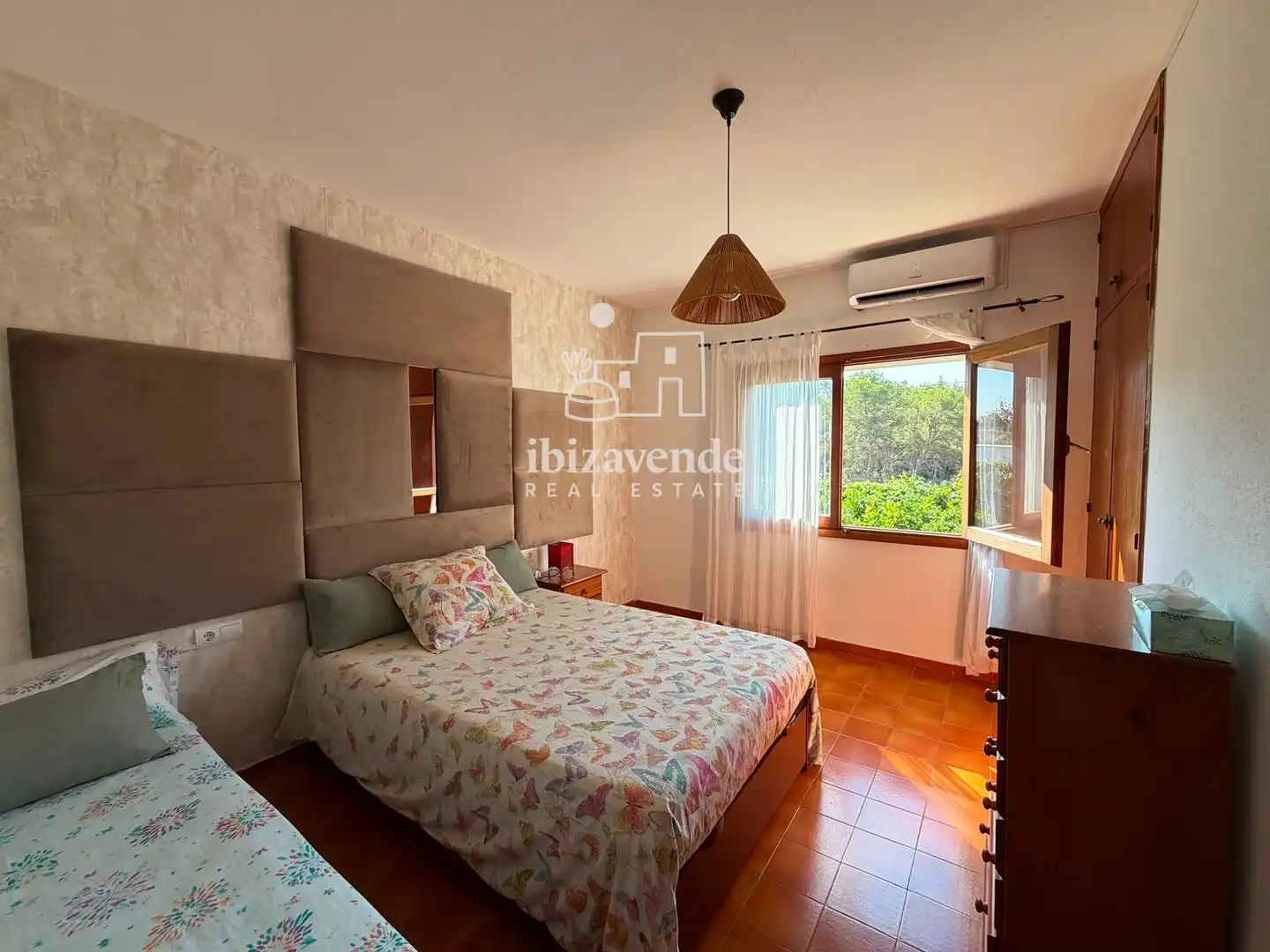 Habitación de Casa o chalet de alquiler en Santa Eulària des Riu con Aire acondicionado, Piscina y Amueblado
