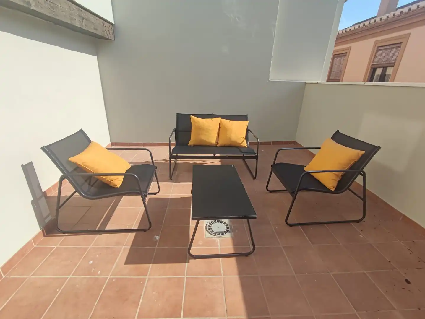 Terrasse von Loft zur Miete in Málaga mit Klimaanlage, Terrasse und Möbliert