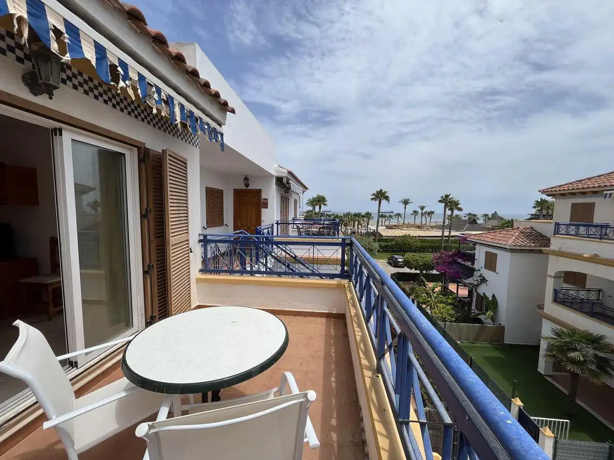Terrasse von Wohnung zur Miete in Vera mit Klimaanlage, Terrasse und Schwimmbad