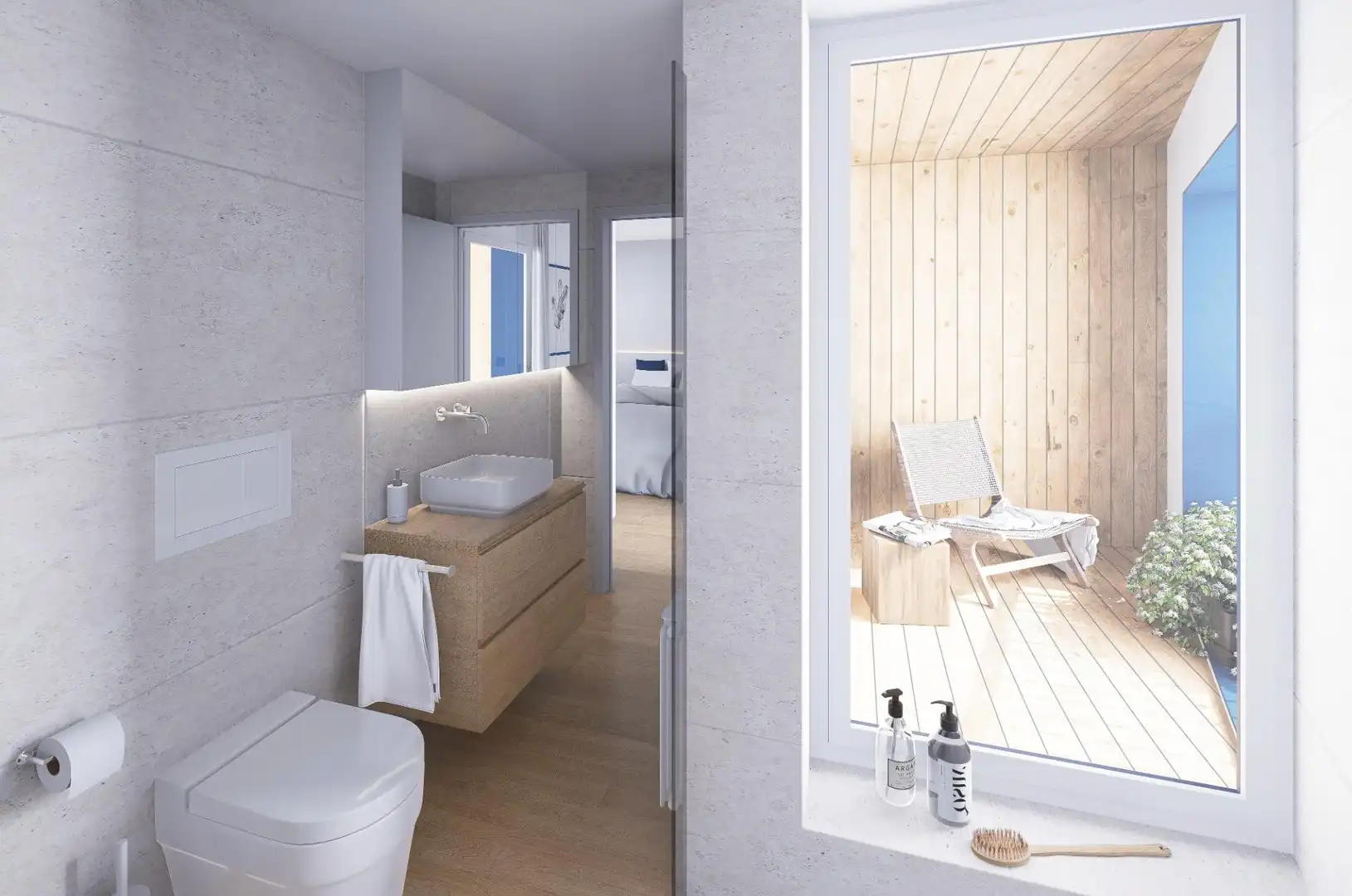 Baño de Casa o chalet en venta en Blanes con Terraza y Balcón