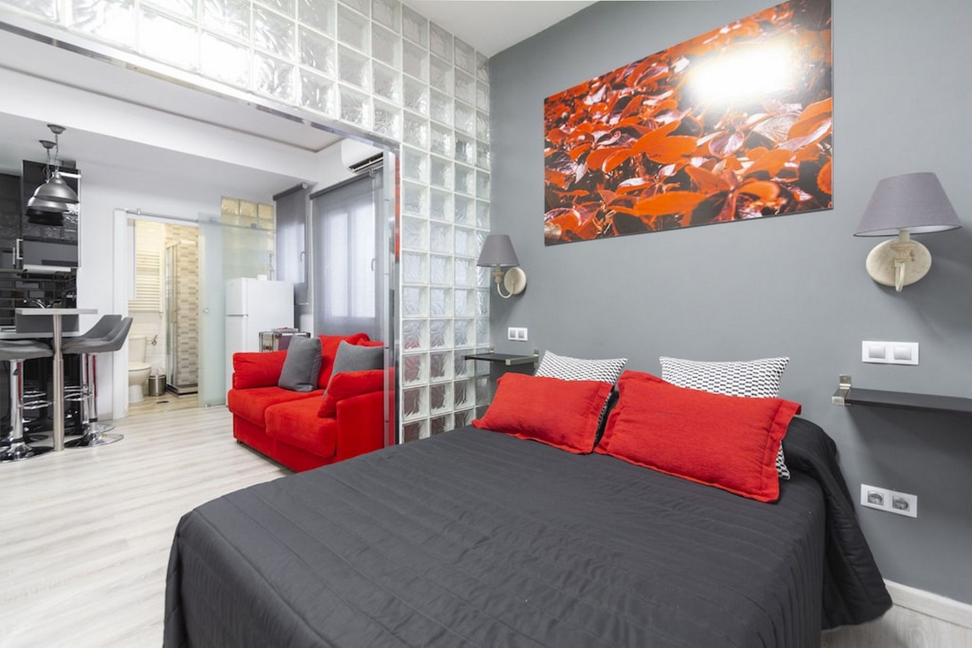 Bedroom of Flat to rent in Ciutadella de Menorca  with Air Conditioner, Furnished and Microwave