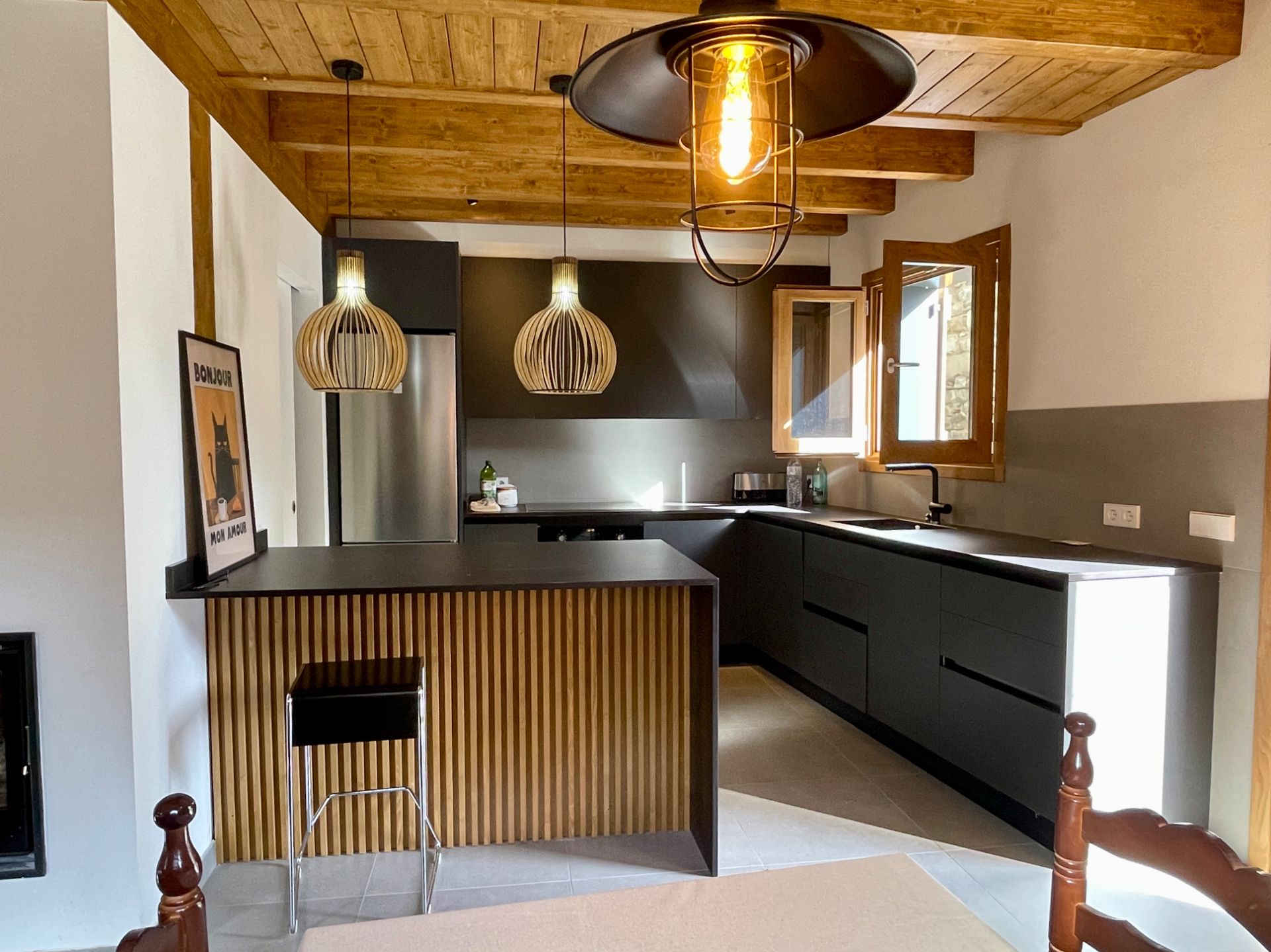 Cocina de Finca rústica en venta en Setcases con Calefacción, Parquet y Trastero