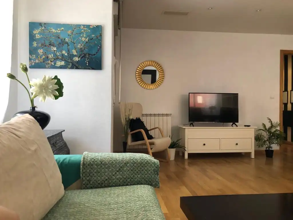 Sala de estar de Piso de alquiler en Zaragoza con Calefacción, Amueblado y Horno