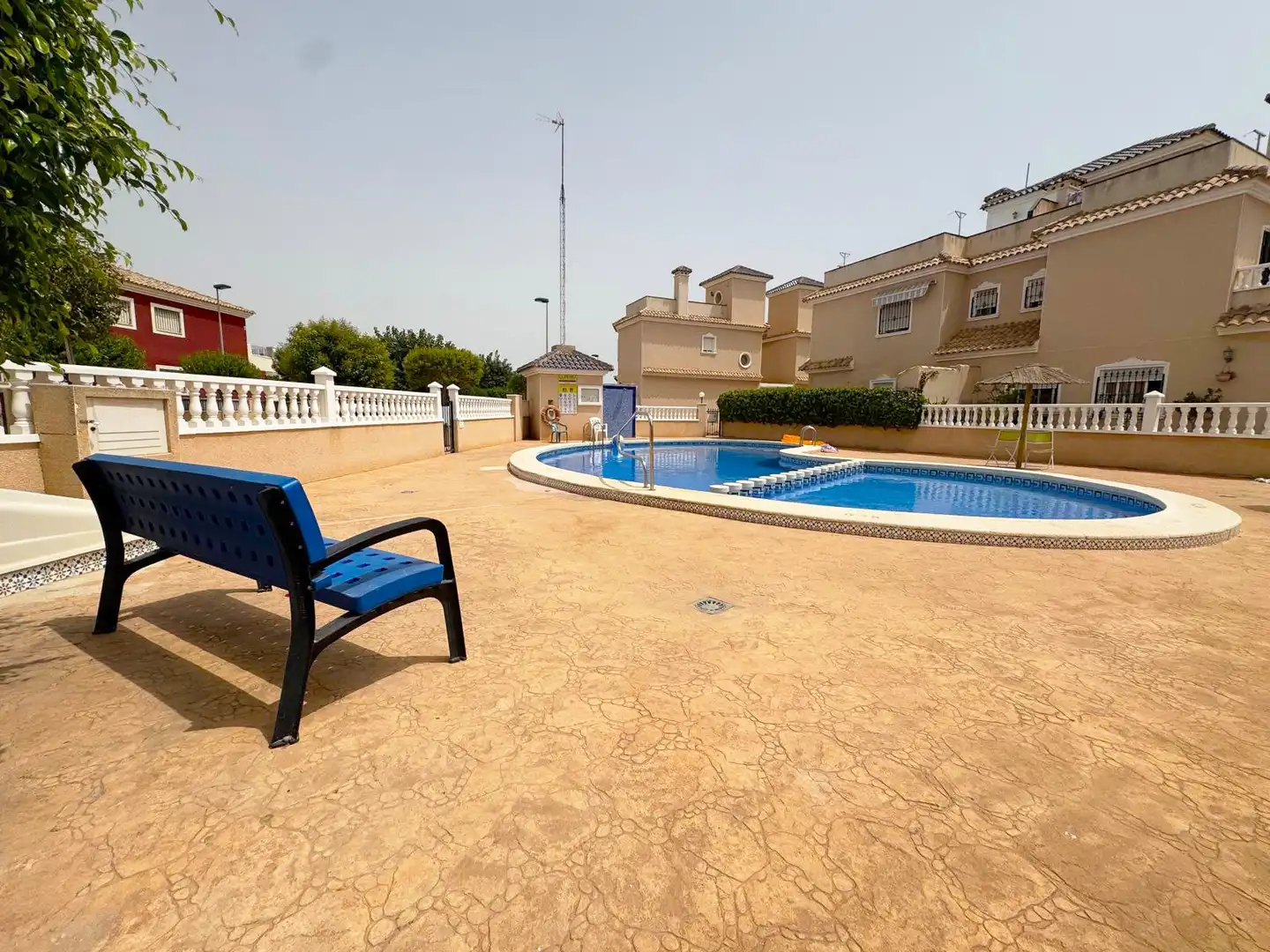 Piscina de Casa adosada en venta en San Javier con Terraza, Balcón y Piscina comunitaria