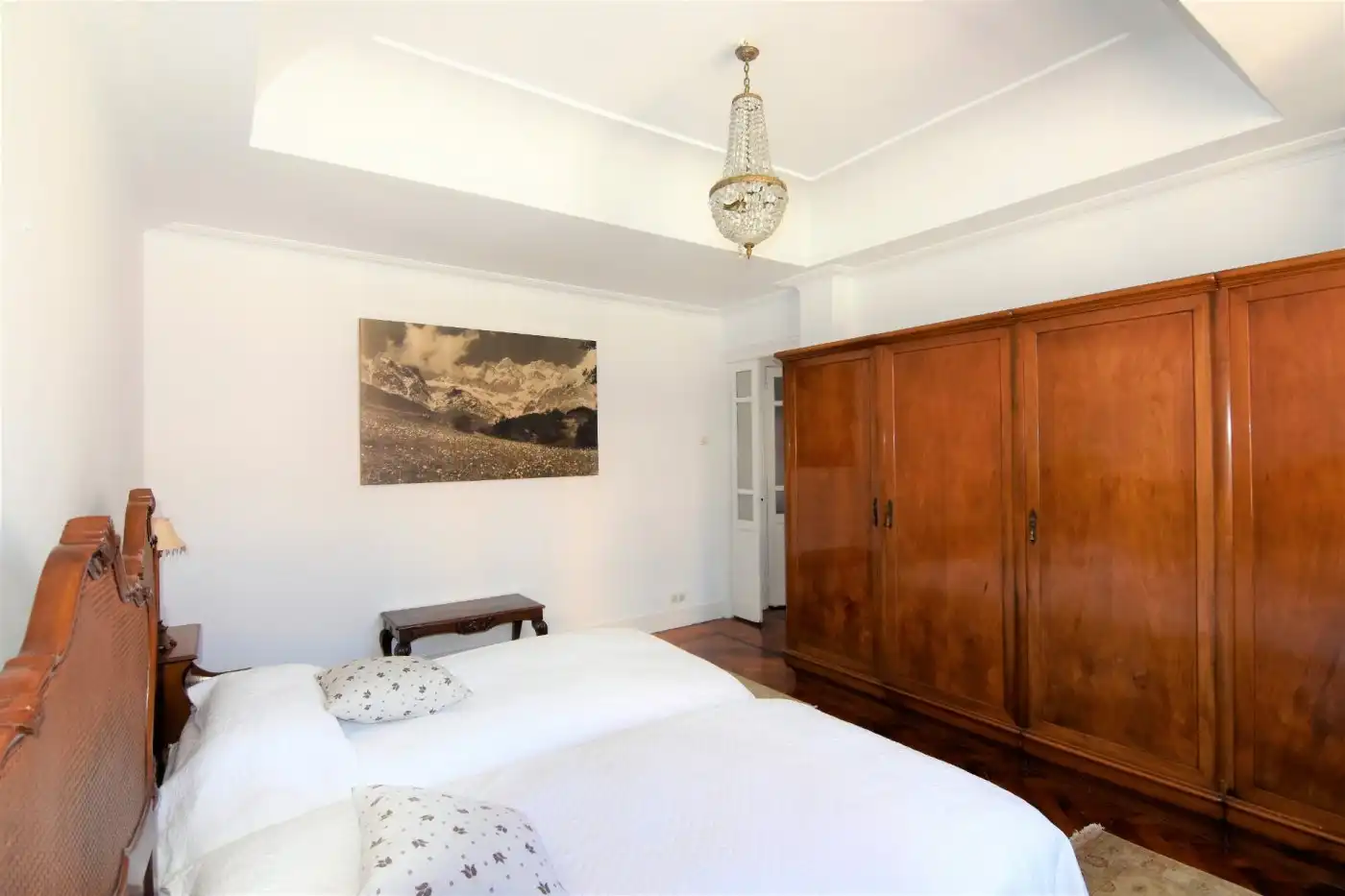 Bedroom of Flat for rent in Santander  with Heating, Terrace and Furnished