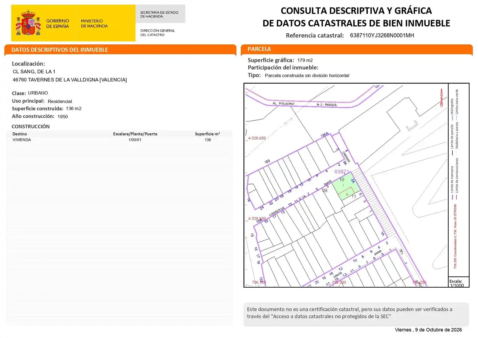 Terraced house for sale in Tavernes de la Valldigna, imagen 2