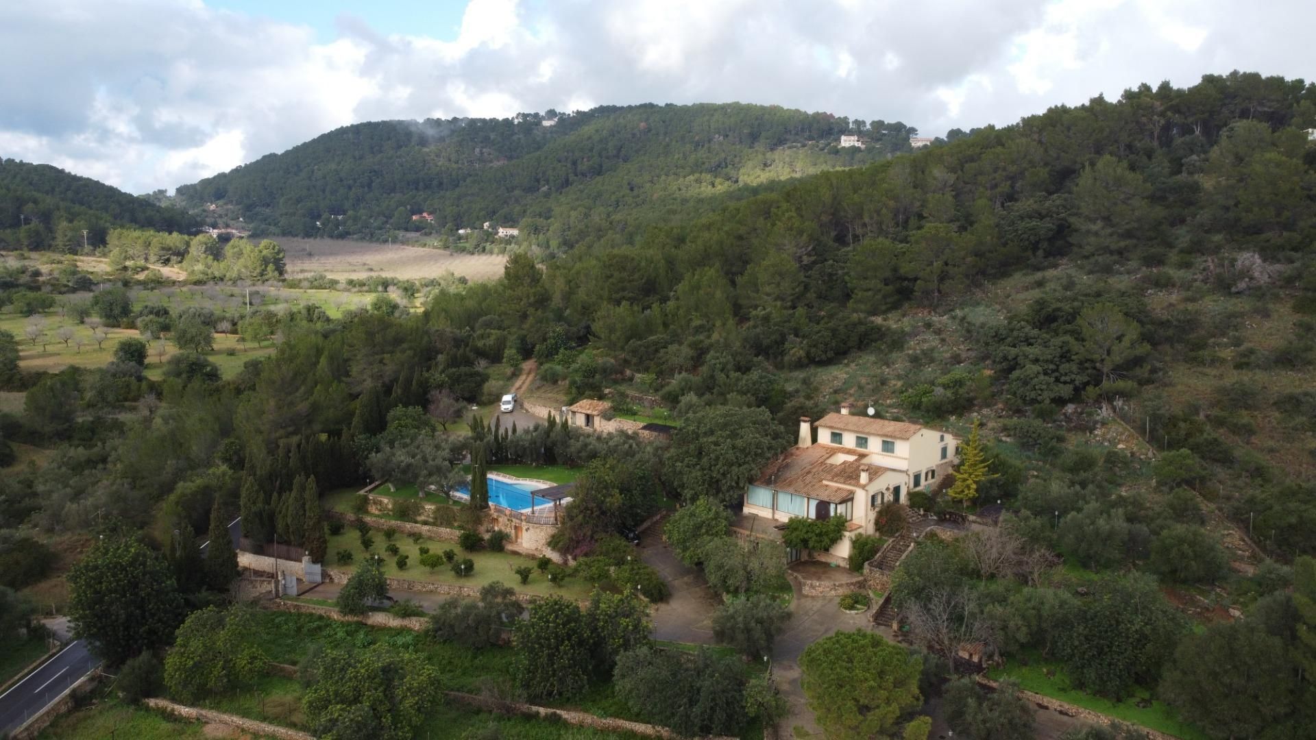 Garden of Country house to rent in  Palma de Mallorca  with Air Conditioner, Heating and Private garden