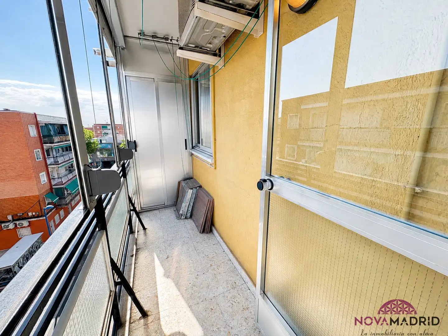 Balcony of Flat for sale in Leganés  with Air Conditioner, Heating and Terrace