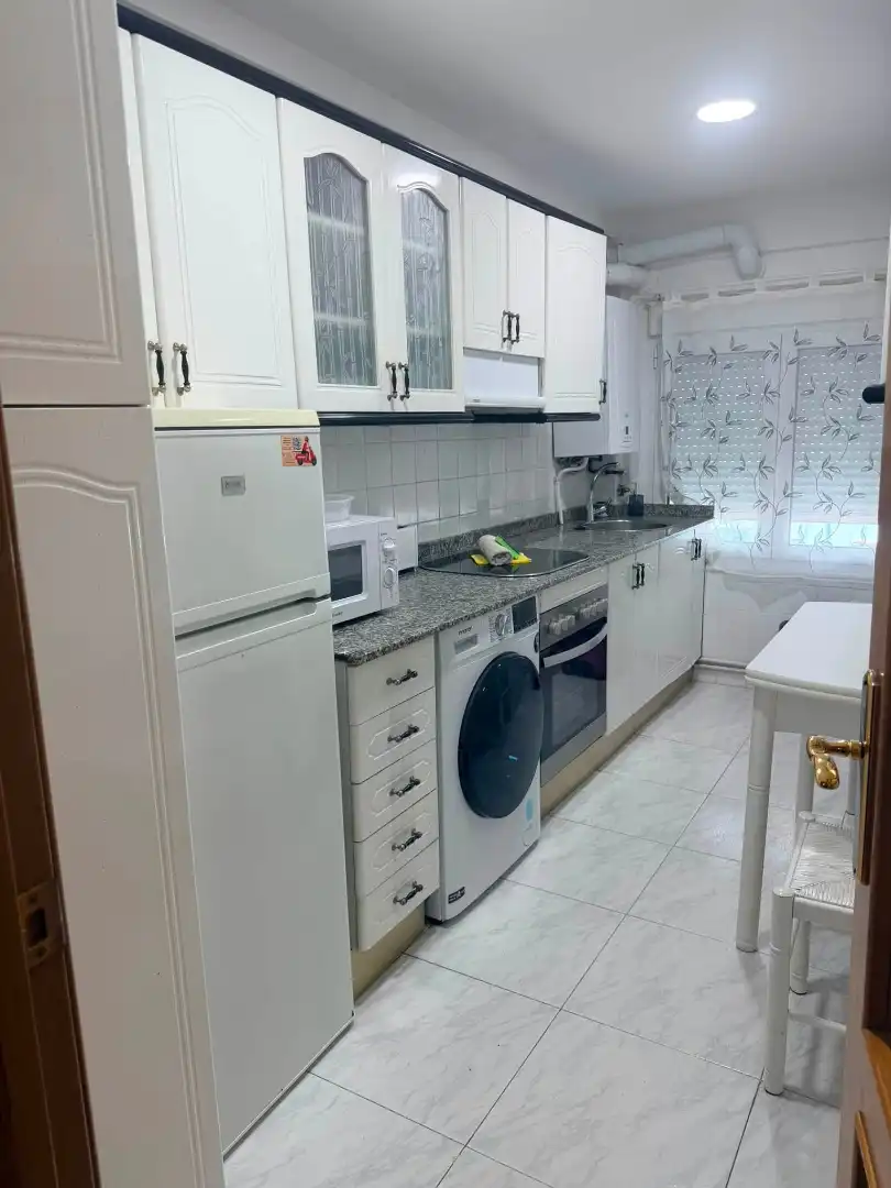 Kitchen of Flat for sale in Torrelavega   with Heating, Parquet flooring and Furnished