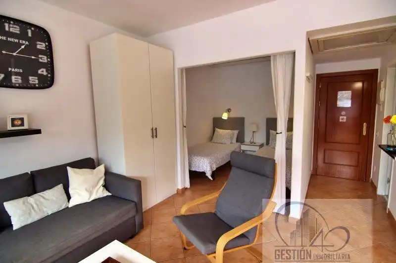 Living room of Apartments for rent in Puerto de la Cruz  with Parquet flooring, Terrace and Furnished