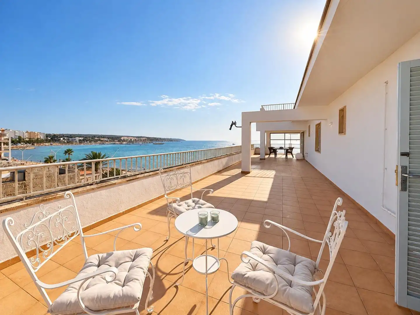 Terraza de Ático de alquiler en  Palma de Mallorca con Aire acondicionado, Terraza y Amueblado