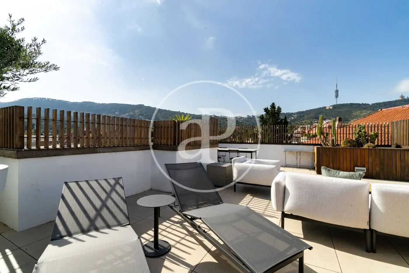 Terraza de Piso de alquiler en Barcelona con Aire acondicionado, Calefacción y Terraza