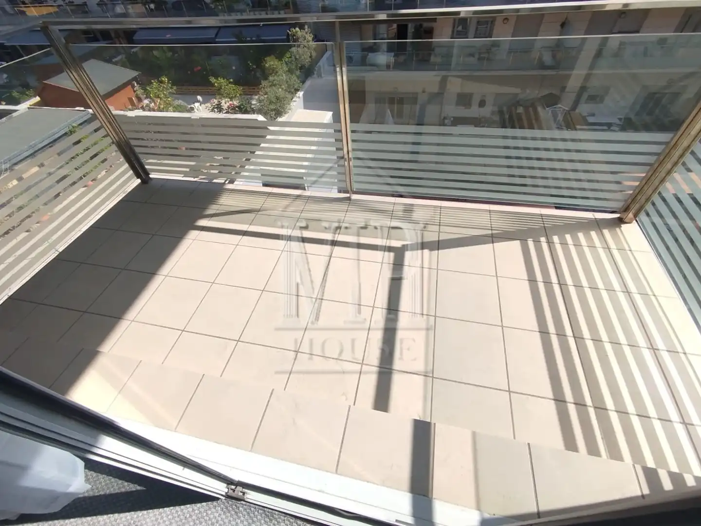 Terrace of Flat for sale in Badalona  with Air Conditioner, Heating and Furnished