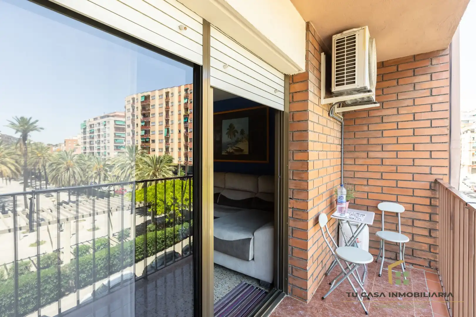 Terrasse von Wohnung zum Verkauf in Badalona mit Klimaanlage, Heizung und Möbliert