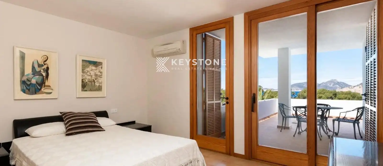 Dormitori de Casa o xalet de lloguer en Andratx amb Aire condicionat, Terrassa i Piscina