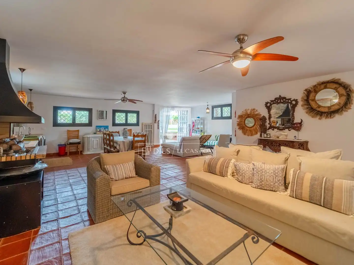 Living room of Houses for rent in L'Eliana  with Air Conditioner, Heating and Private garden