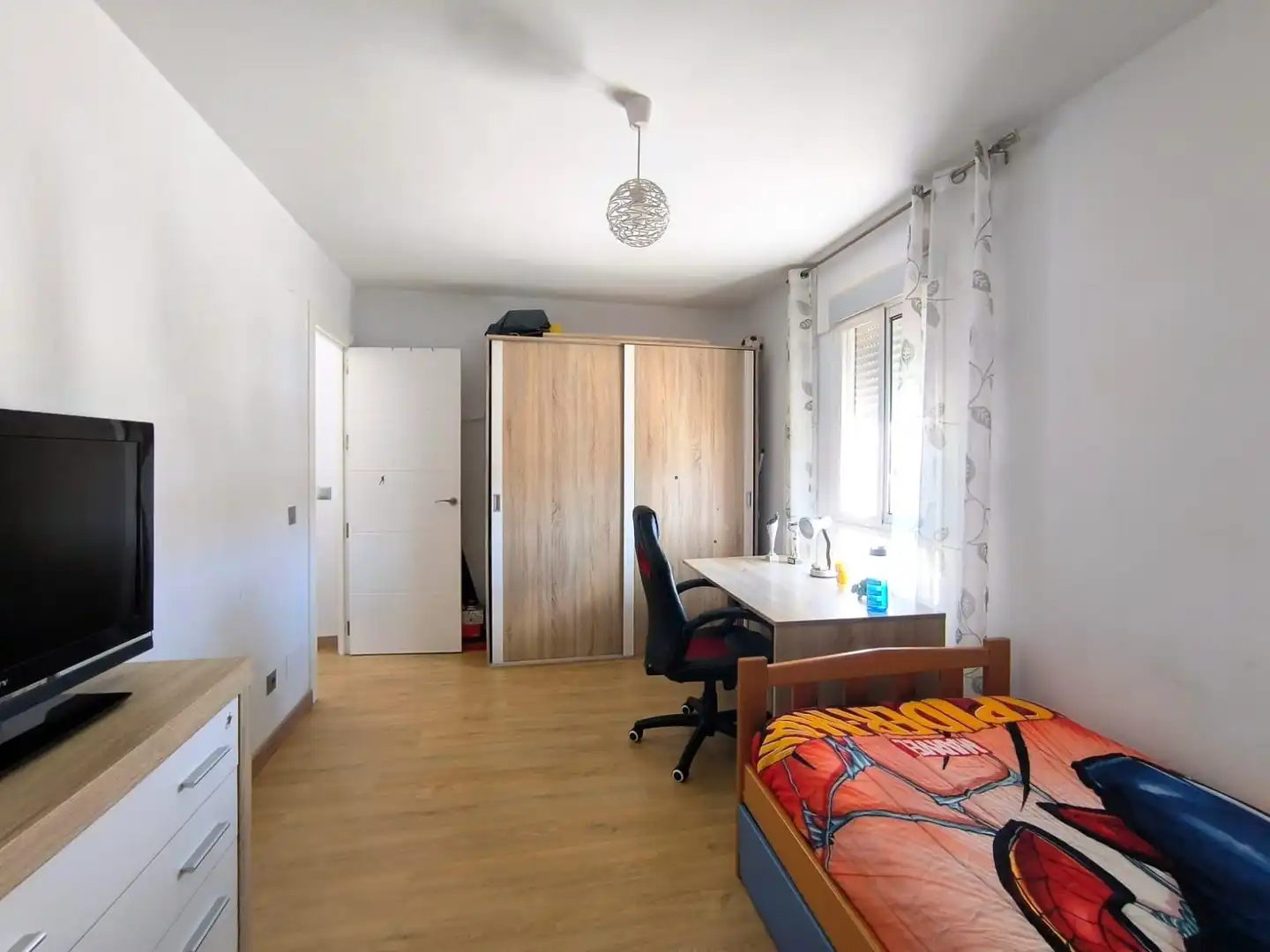 Schlafzimmer von Maisonette zum Verkauf in Alhaurín de la Torre mit Klimaanlage, Parkett und Terrasse