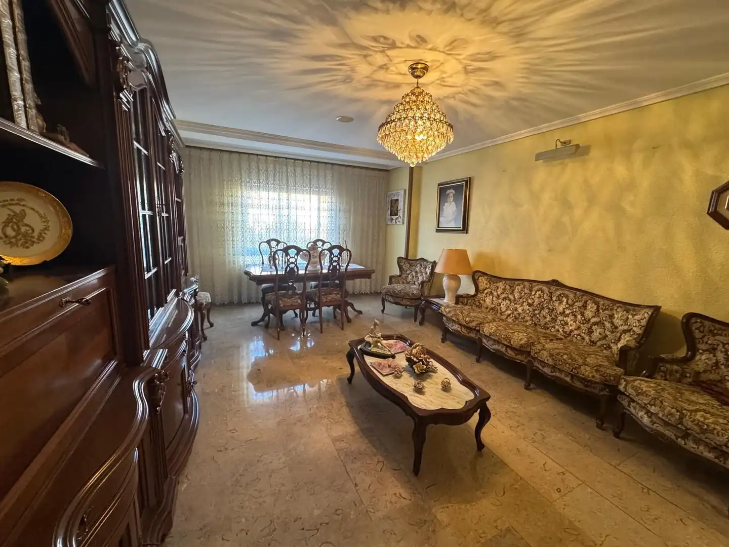 Wohnzimmer von Wohnung zum Verkauf in Illueca mit Klimaanlage, Heizung und Terrasse