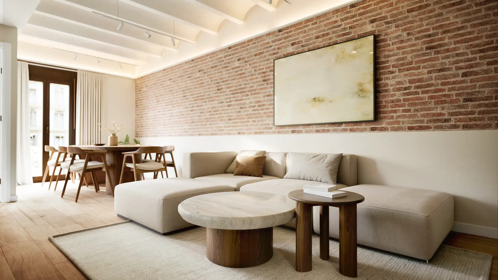 Sala de estar de Piso en venta en Barcelona con Aire acondicionado, Calefacción y Horno