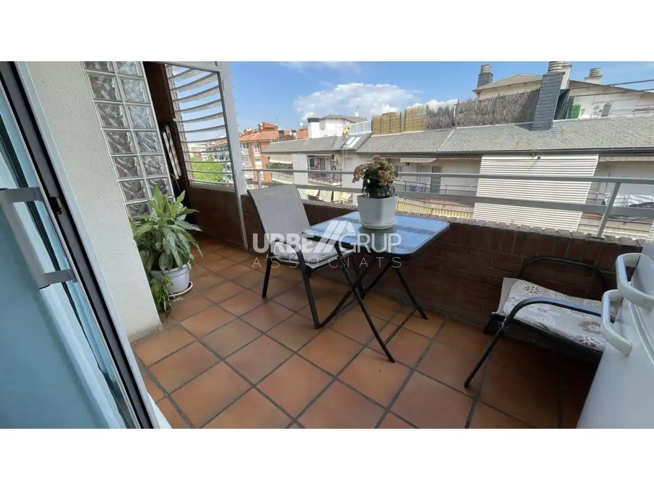 Terrace of Flat for sale in Sant Andreu de la Barca  with Heating, Terrace and Storage room