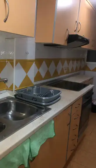 Cocina de Piso de alquiler en Valencia con Aire acondicionado, Amueblado y Horno
