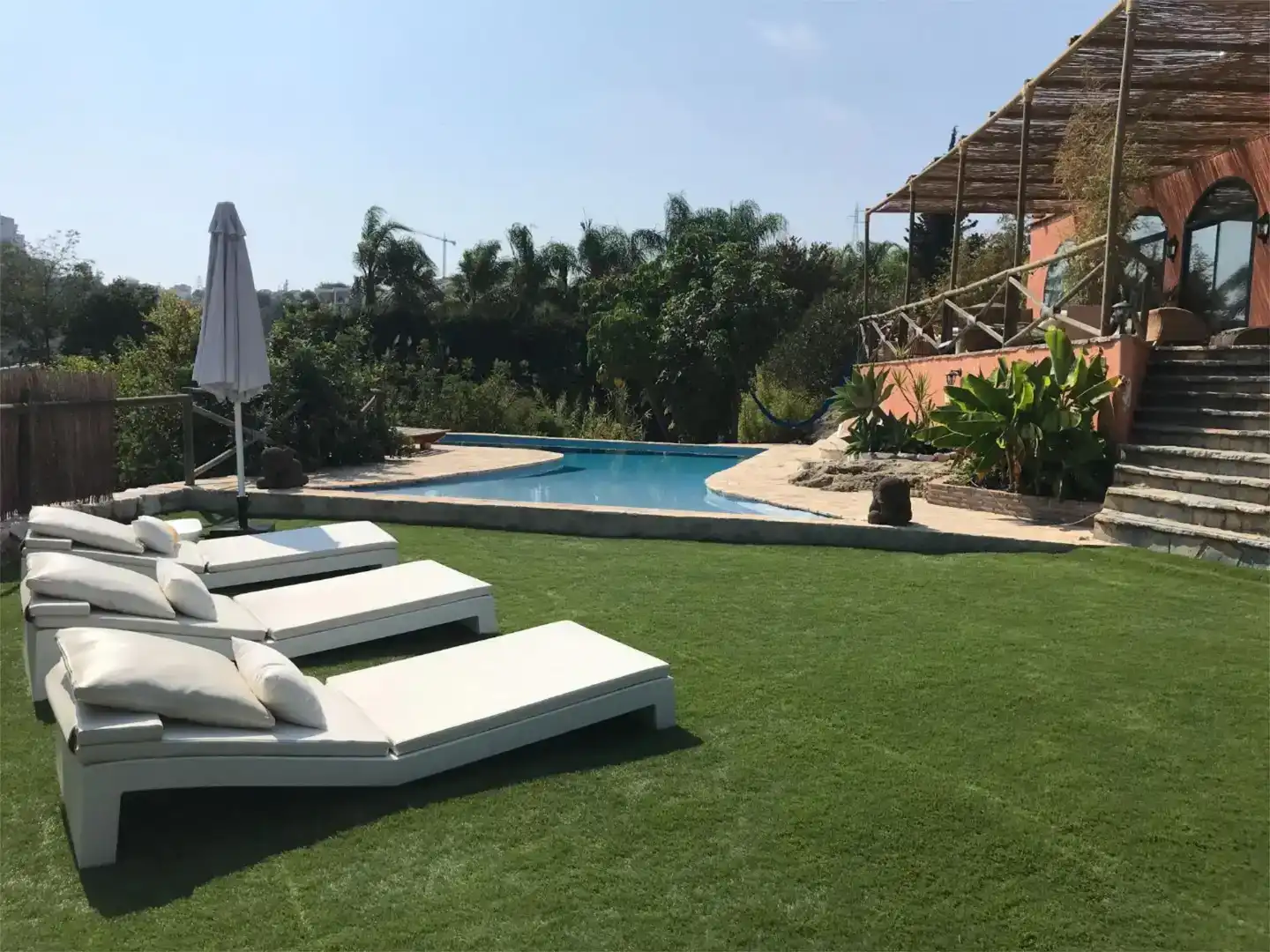 Piscina de Casa o xalet de lloguer en Benalmádena amb Aire condicionat, Jardí privat i Traster