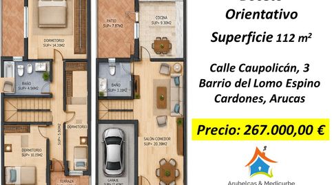 Foto 3 de Casa adosada en venta en Calle Caupolican, 3, Cardones, Arucas