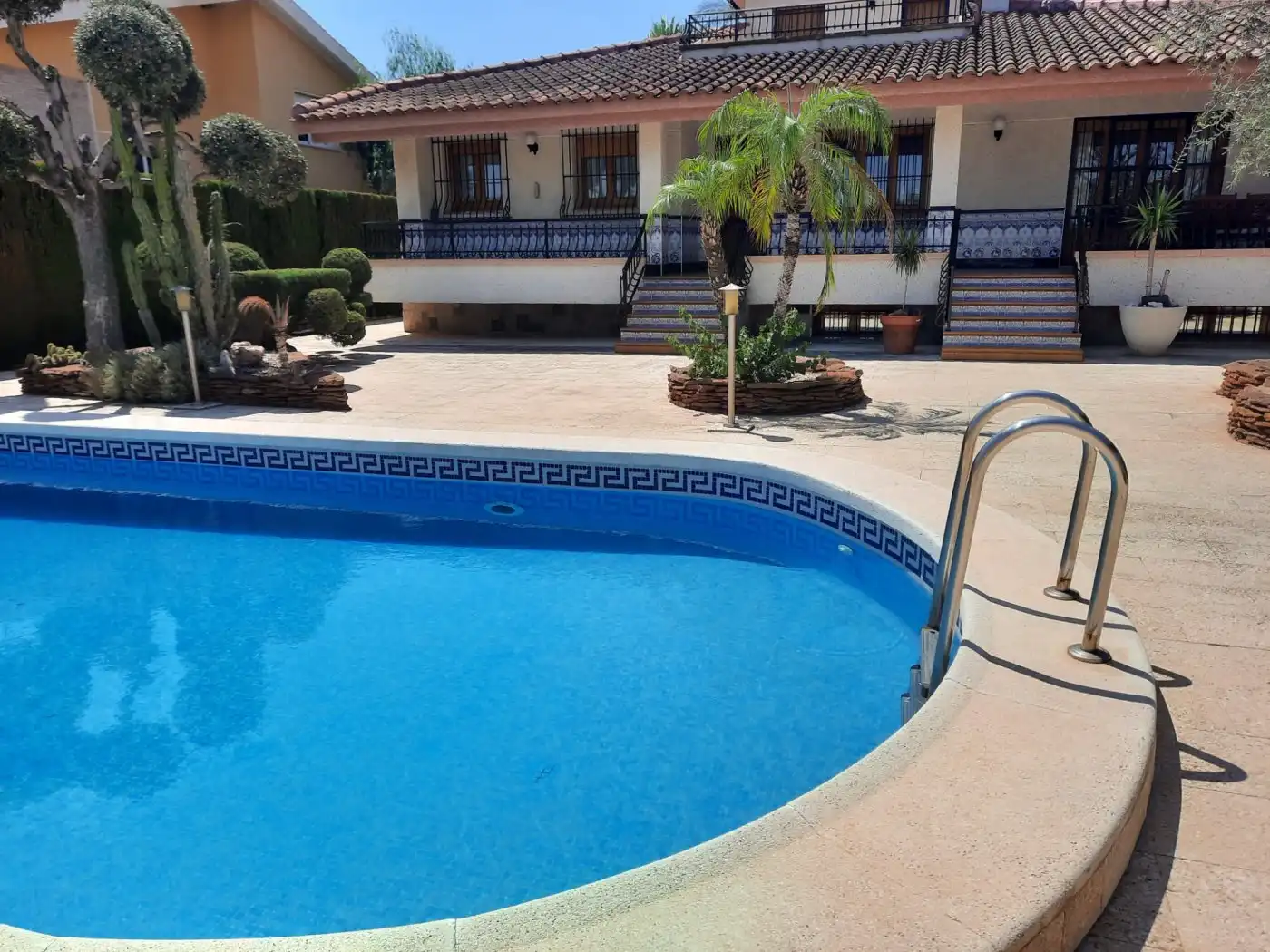 Piscina de Casa o xalet de lloguer en Murcia amb Aire condicionat, Jardí privat i Parquet