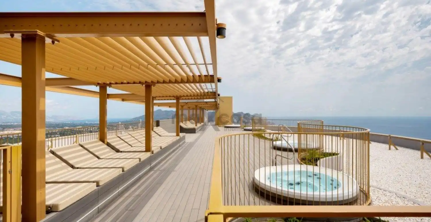 Terrasse von Wohnungen zum Verkauf in Benidorm