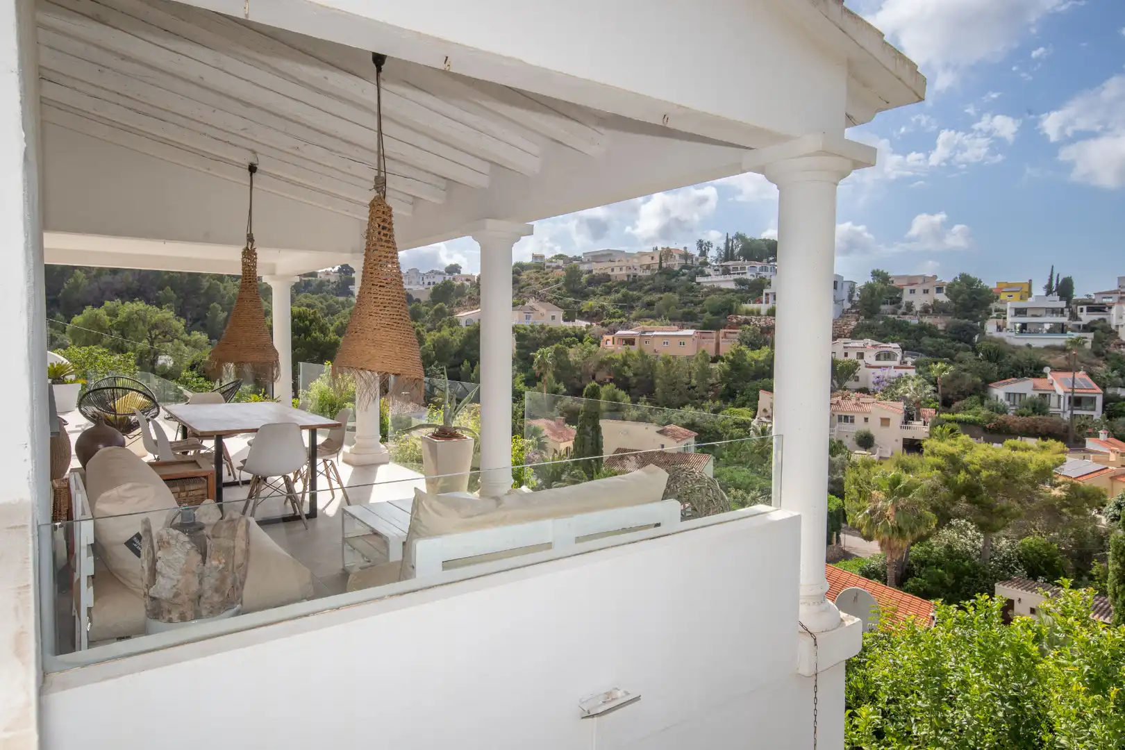 Terrassa de Casa o xalet en venda en Dénia amb Aire condicionat, Calefacció i Jardí privat