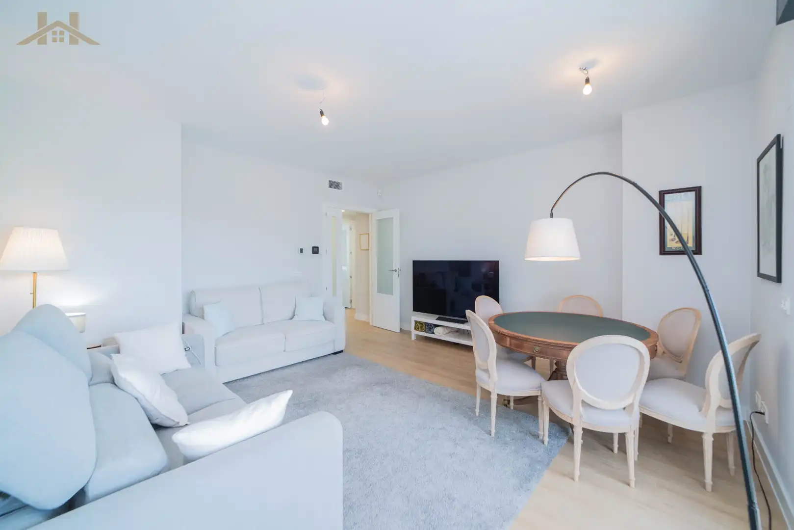 Wohnzimmer von Wohnung zum Verkauf in Pozuelo de Alarcón mit Klimaanlage, Heizung und Terrasse