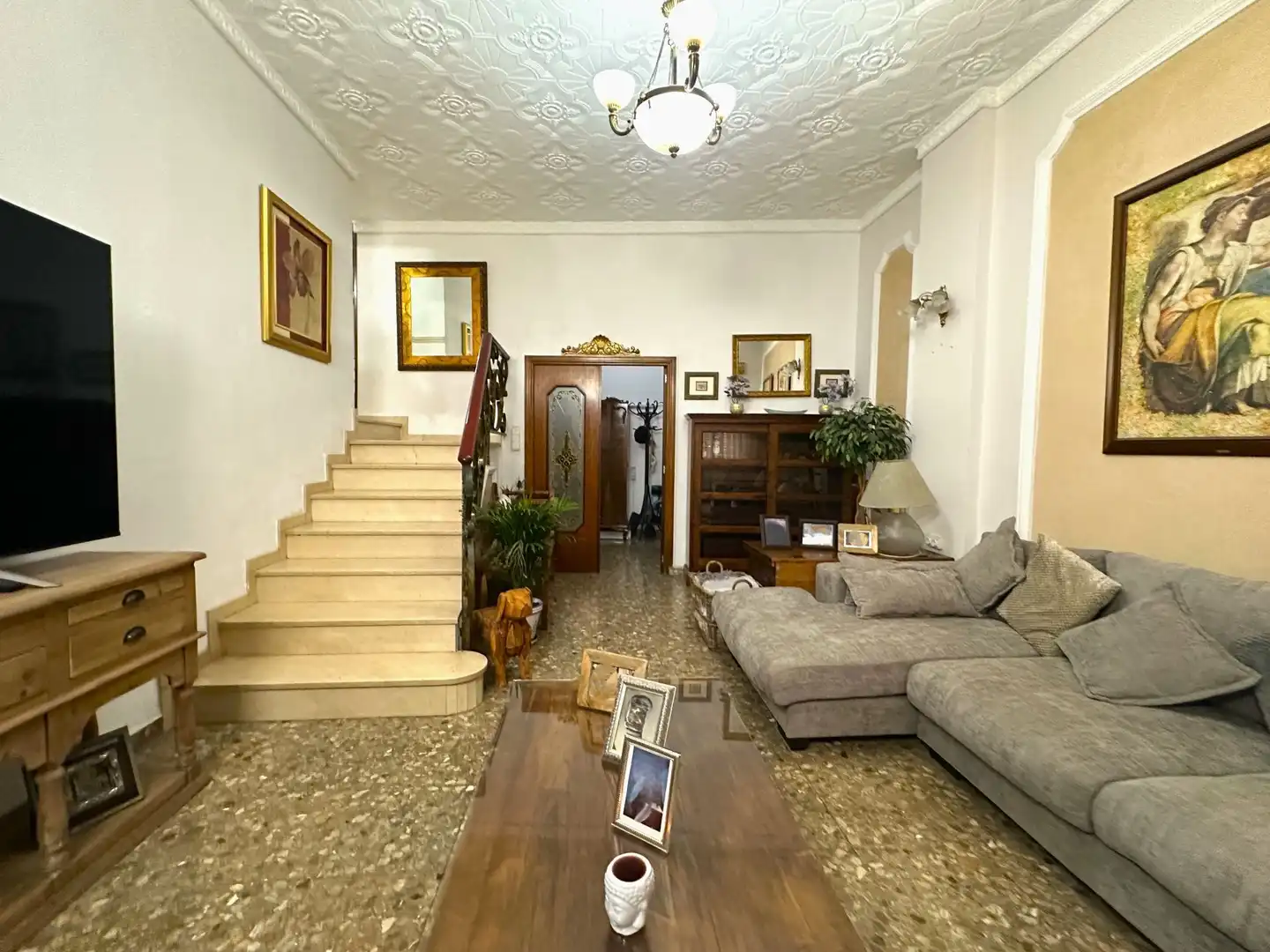 Sala d'estar de Finca rústica en venda en Ontinyent amb Aire condicionat i Calefacció