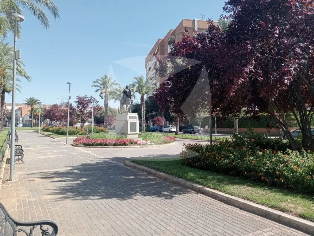 Vista exterior de Pis en venda en Badajoz amb Aire condicionat, Terrassa i Moblat
