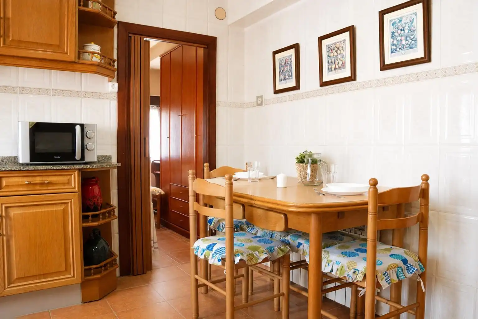 Dining room of Flat for sale in Aller  with Heating and Furnished
