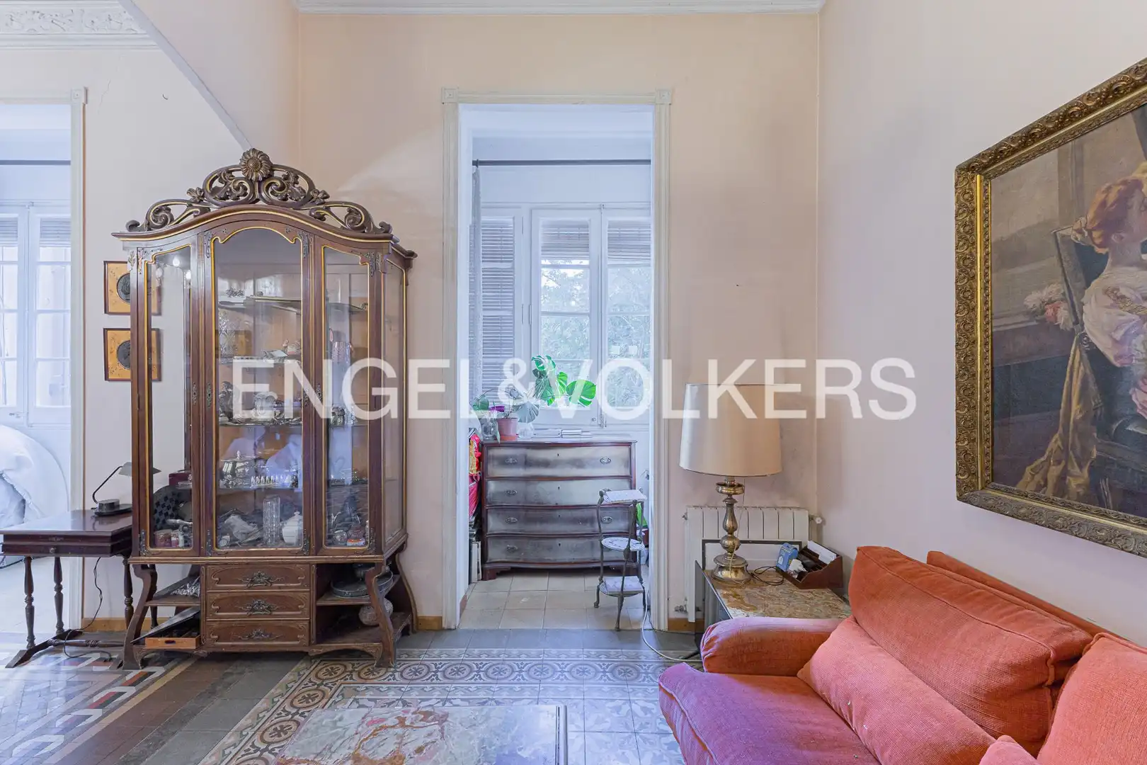 Sala de estar de Piso en venta en Barcelona con Aire acondicionado, Calefacción y Parquet